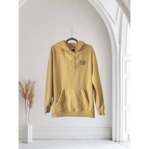 Vans Sweatshirt Hoodie Yellow Unisex Size Medium - Picture 1 of 8